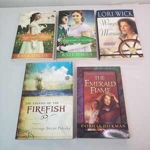Christian Romance Books Lot 5 Paperback Historical Seafaring Adventure Australia